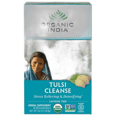 Tulsi Cleanse 18 Bags Organic India Supplement - Conners Clinic